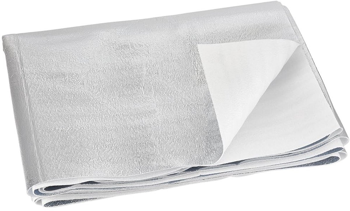 Dailygoods - BENECREAT 196x35,4 Inch/ 500x90cm Hittebestendige Batting, Zilver Thermisch Isolatiemateriaal met Aluminiumfolie EPE-schuim voor Naaiprojecten en DIY Ambachten, 3 mm dik