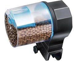 Visvoerautomaat Aquarium - Automatische Voederbak - Vissen Voeren - Instelbare Hoeveelheid - 100g Capaciteit - Zwart