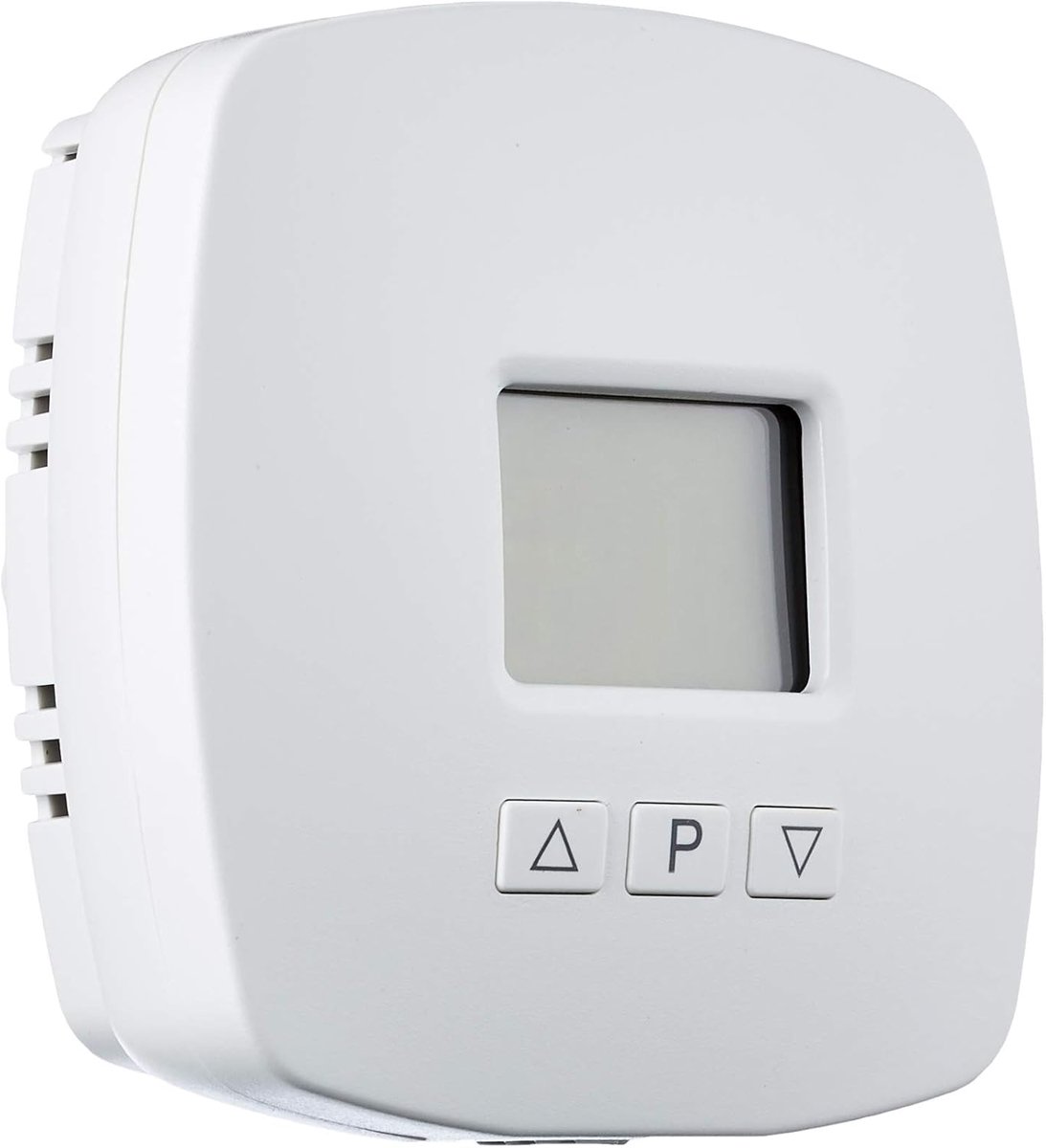 Digitale Thermostaat - Programmeerbare Regelaar - Temperatuur Instellen - LCD Weergave - 1 Stuk - Wit