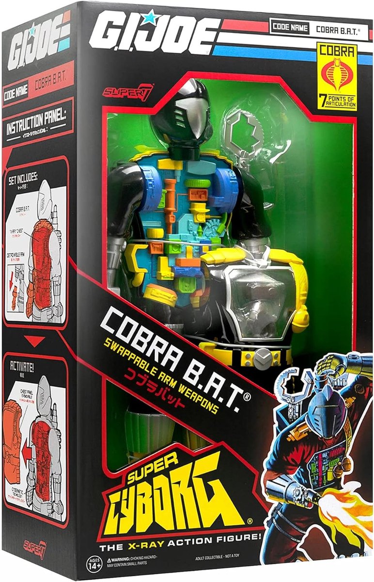 Actiefiguur Cyborg - Verzamelobject Figuur - Hobby Collectie - Gelicentieerd Ontwerp - 3 Inch - Meerkleurig