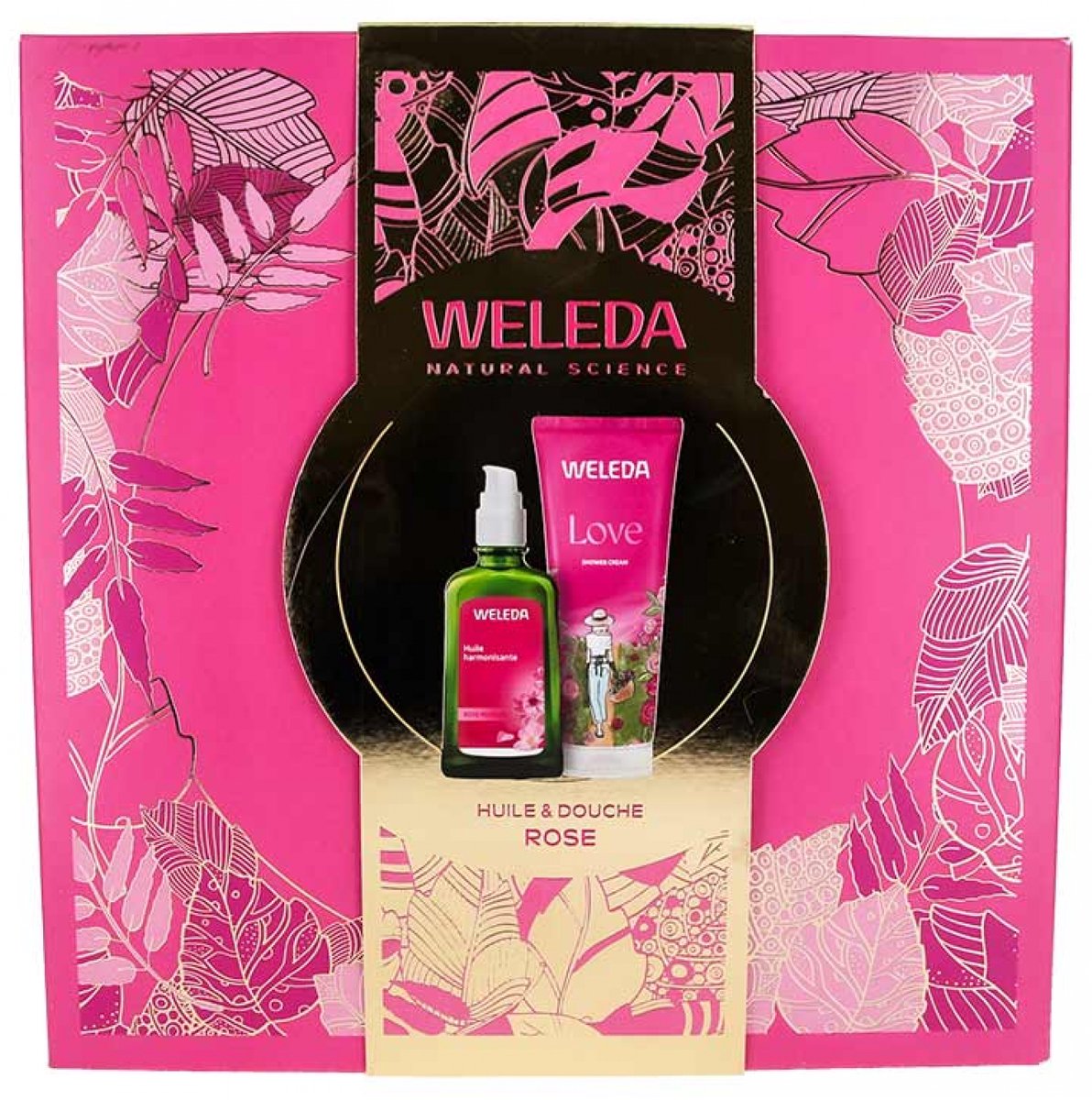 Weleda Harmoniërende Rozenolie 100 ml + Love Douchecrème 200 ml