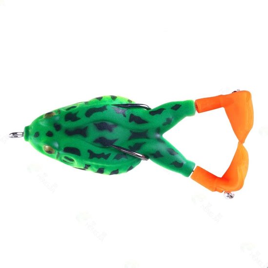 Dailygoods - 5 Stuks Kikker Kunstaas - Levensechte Crankbait voor Snoek en Baars — afbeelding 5