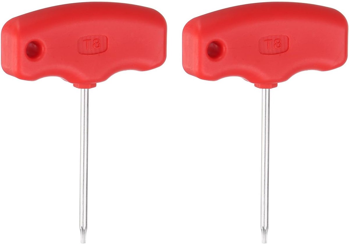 Torx Schroevendraaier - Ster Schroevendraaier - Precisiewerk - Ergonomische Handgreep - T8 92mm - Zilverkleurig
