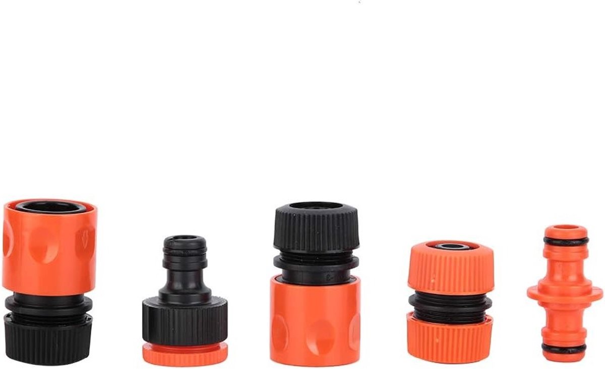 Drip Irrigation Tuinslang Connector 1/2 Inch, PP en ABS G1/2in Verbinder voor PVC Waterleiding en Tuinirrigatie