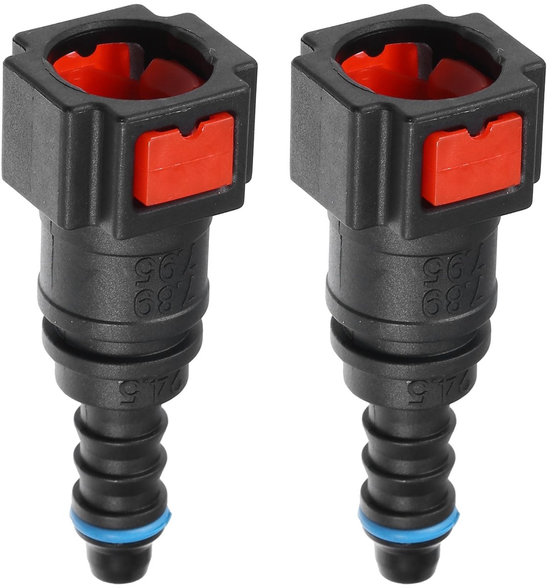 Dailygoods- Autobrandstofslang Snelkoppeling - Brandstofslang 5/16 inch - Kunststof - 2 Stuks - Duurzaam - Corrosiebestendig