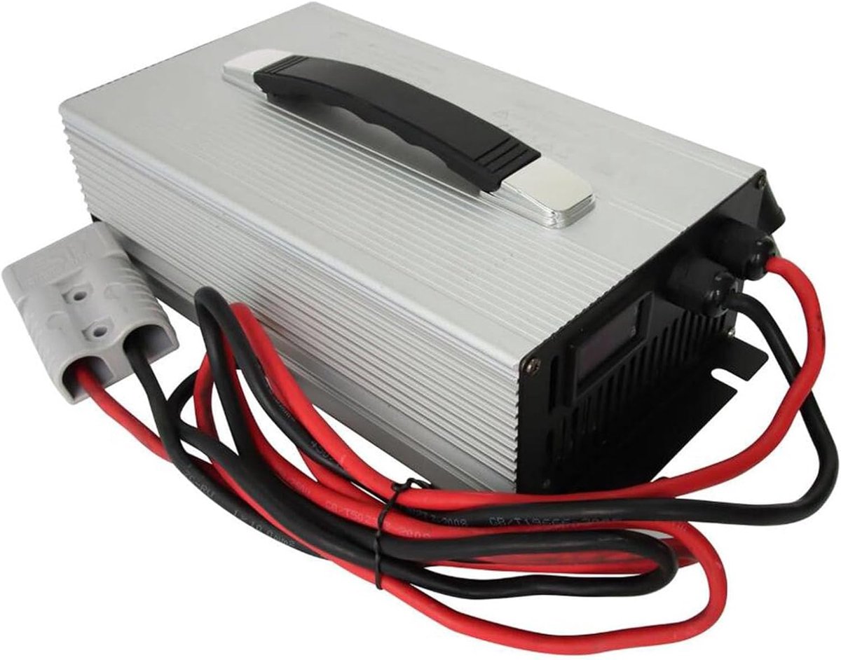 Acculader Heftruck - Batterijlader - Elektrisch Laden - Slimme Beveiliging - 48V 30A - Zilver