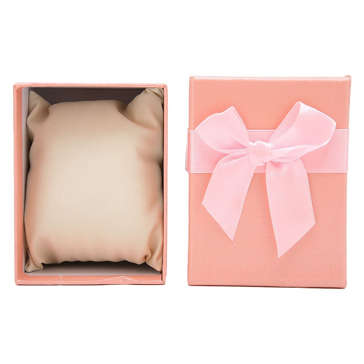 Dailygoods- Horloge-opbergdoos met kussen - Horlogekist - Horlogegeschenkdoos - Compact - Zacht vilten binnenkant - Ideaal voor dames/heren - Horlogekast