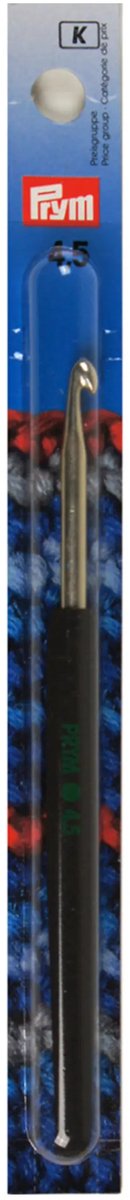 PRYM Wolhaakndl softgreep ALU zilverkleurig.4,50mm 195177 - Prym