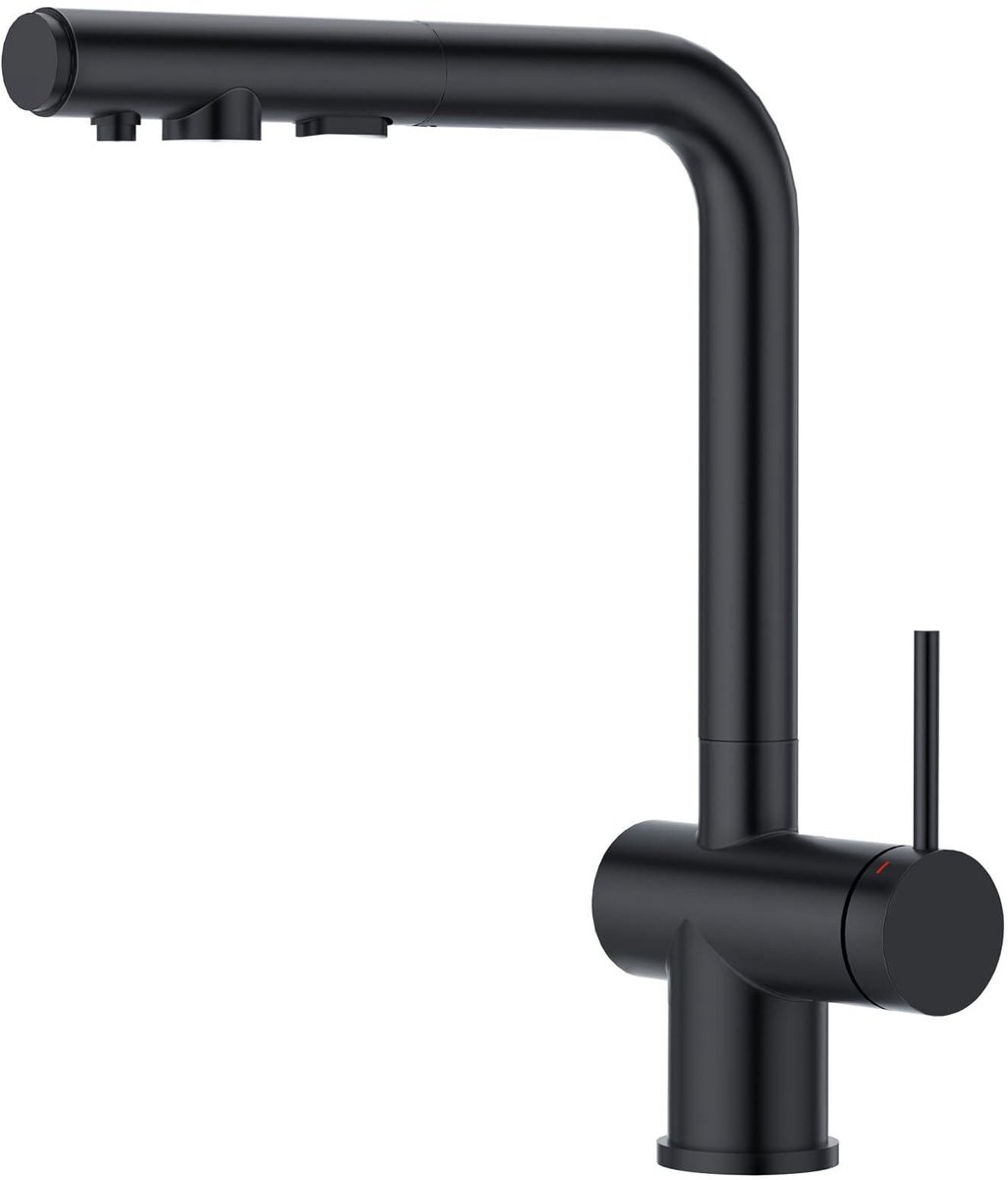 Dailygoods- Keukenkraan met sproeier - Uittrekbare Mengkraan - Wastafelkraan - Drinkwaterkraan - Roestvrij Staal - Waterbesparend - Waterkraan