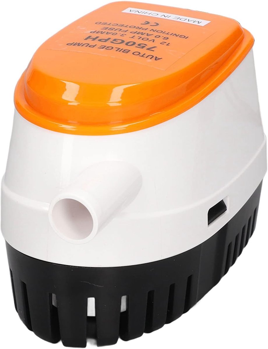 Dompelpomp - Waterpomp - Boot drainage - Automatische werking - 750 GPH - Zwart