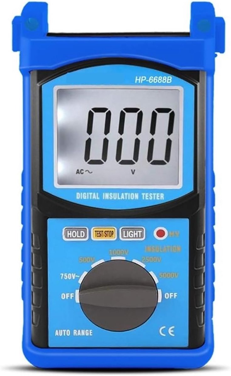 Isolatietester - Meetinstrument - Elektrisch Testen - Automatisch Bereik - 200G Weerstand - One Color