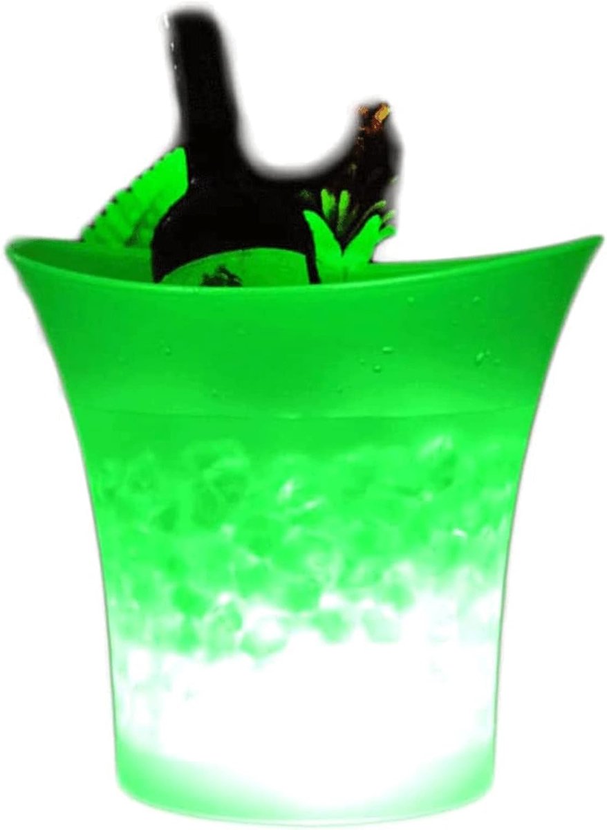IJsemmer LED - Koeler Box - Drank Koelen - Lichtgevende Basis - 5 Liter - Multicolor