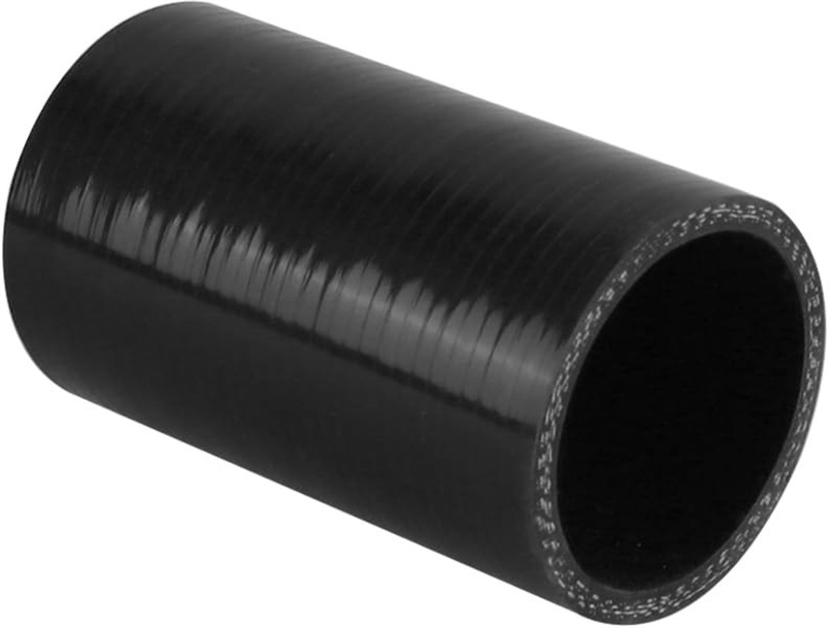 Dailygoods- Siliconen Slang Hoge Prestaties - Rechte Koppeling - Intercooler Buis - Duurzaam Materiaal - Werkdruk 0,3-1,2 MPa - Zwart
