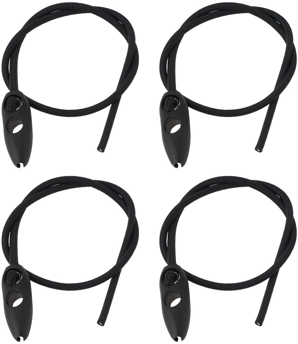 Dailygoods- Bungee Cord 20 Stuks - Verstelbaar Elastisch Koord - Bagage Riemen - Fiets Trekkoord - Hoogwaardige Duurzaamheid - 5 mm x 500 mm - Elastisch Touw