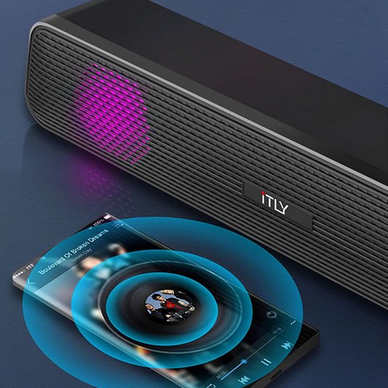 TV Geluidssysteem - Draadloze Klankkast - Filmavond Beleving - Ingebouwde Subwoofer - 3x2x1 cm - Zwart — afbeelding 5
