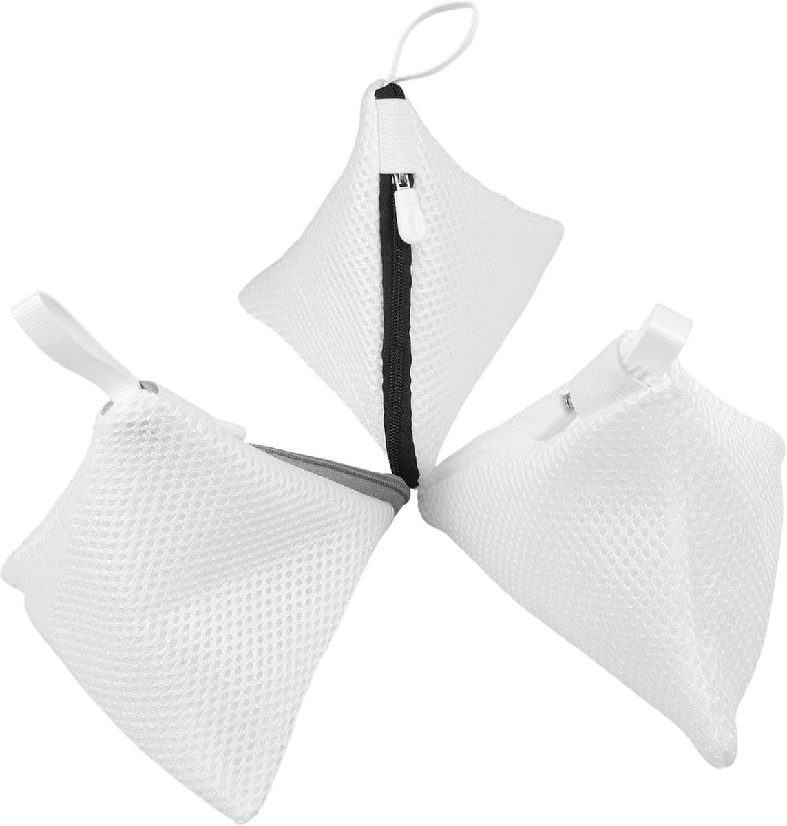 Waszakken Set - Kleine Netzakken - Kleding Beschermen - Ademend Polyester Gaas - 3 Stuks - Diverse Kleuren