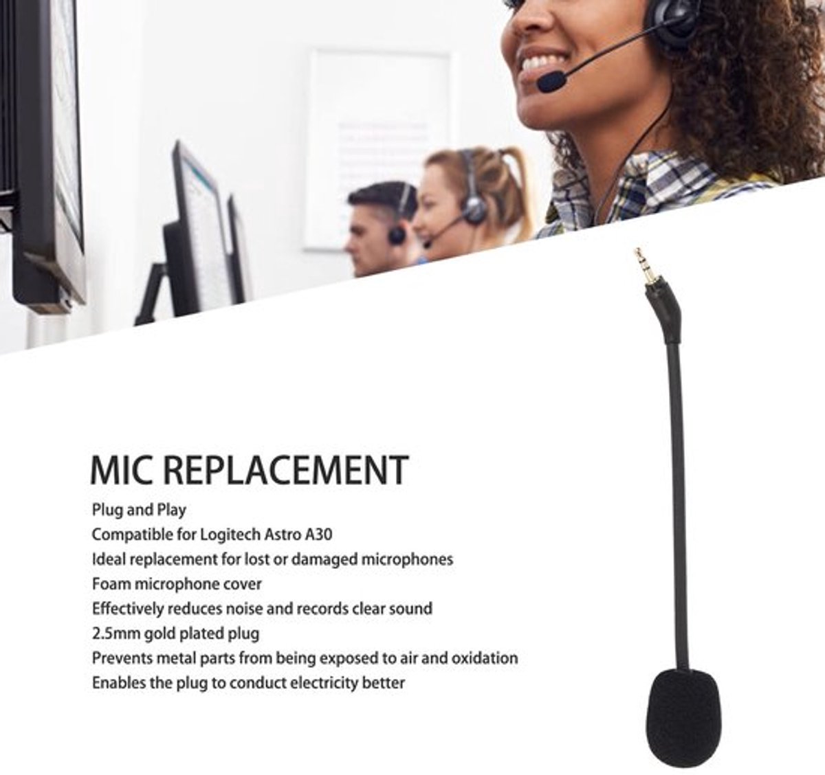 Microfoonboom met 360 graden rotatie, flexibel