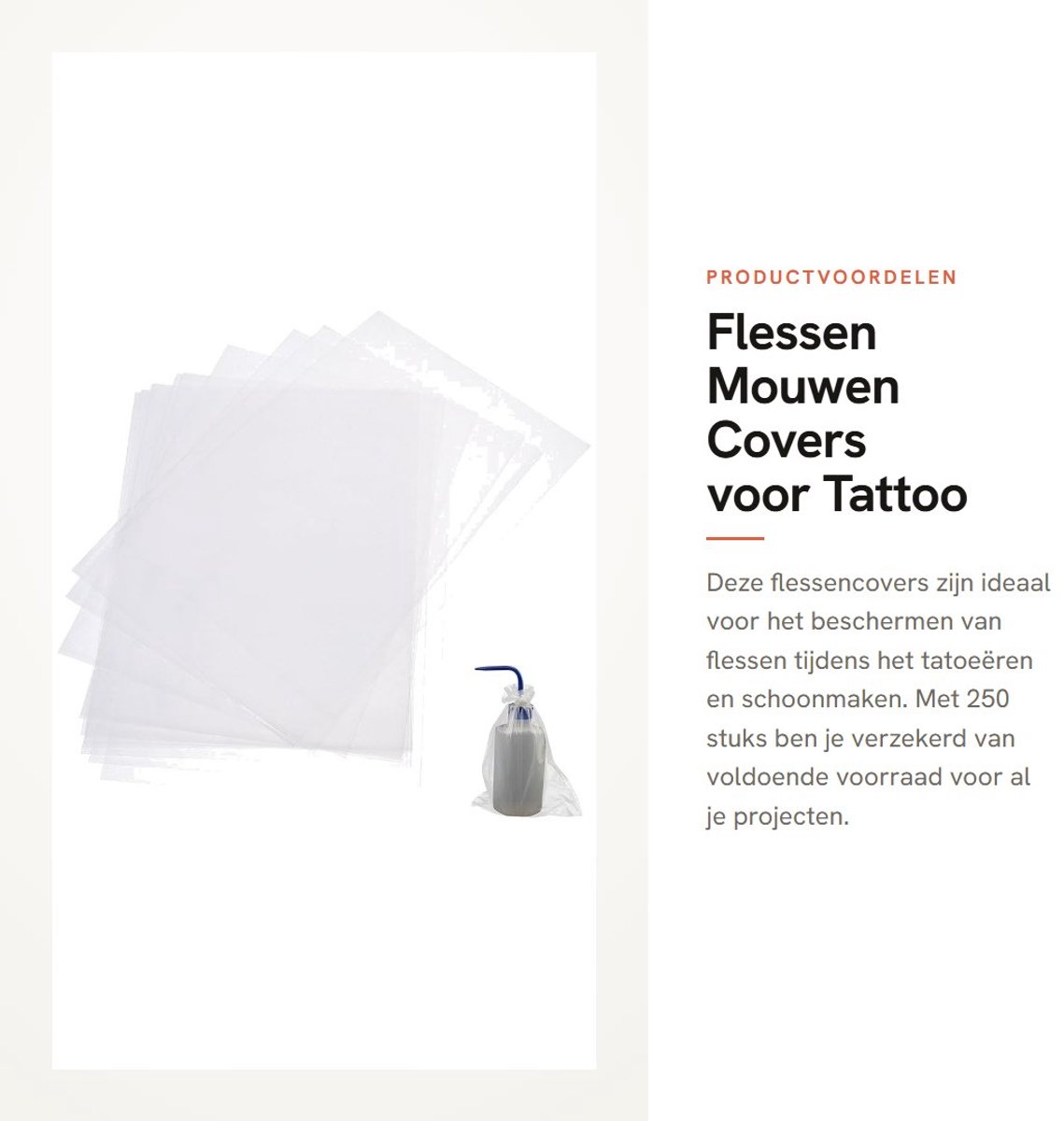 Dailygoods- Flessen 250 Stuks - Knijpflessen - Wasfleszakken - Tuitfleszakken - Wegwerpzakken - Hygiënisch ontwerp - Knijpfles
