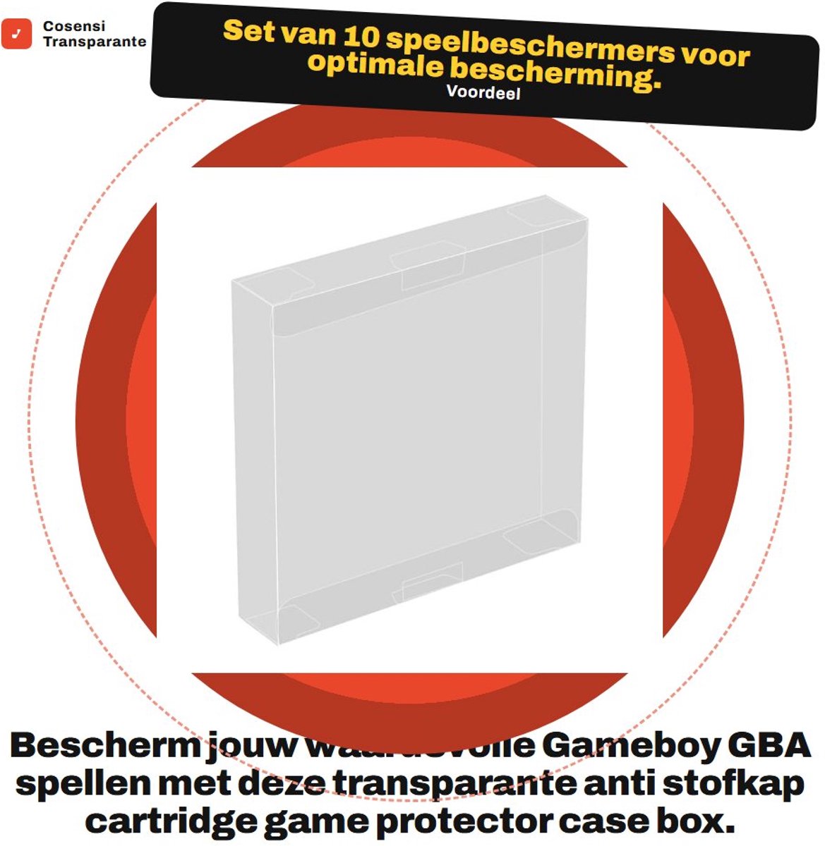 Allecto - Transparante Anti Stofkap - Bescherming voor Gameboy