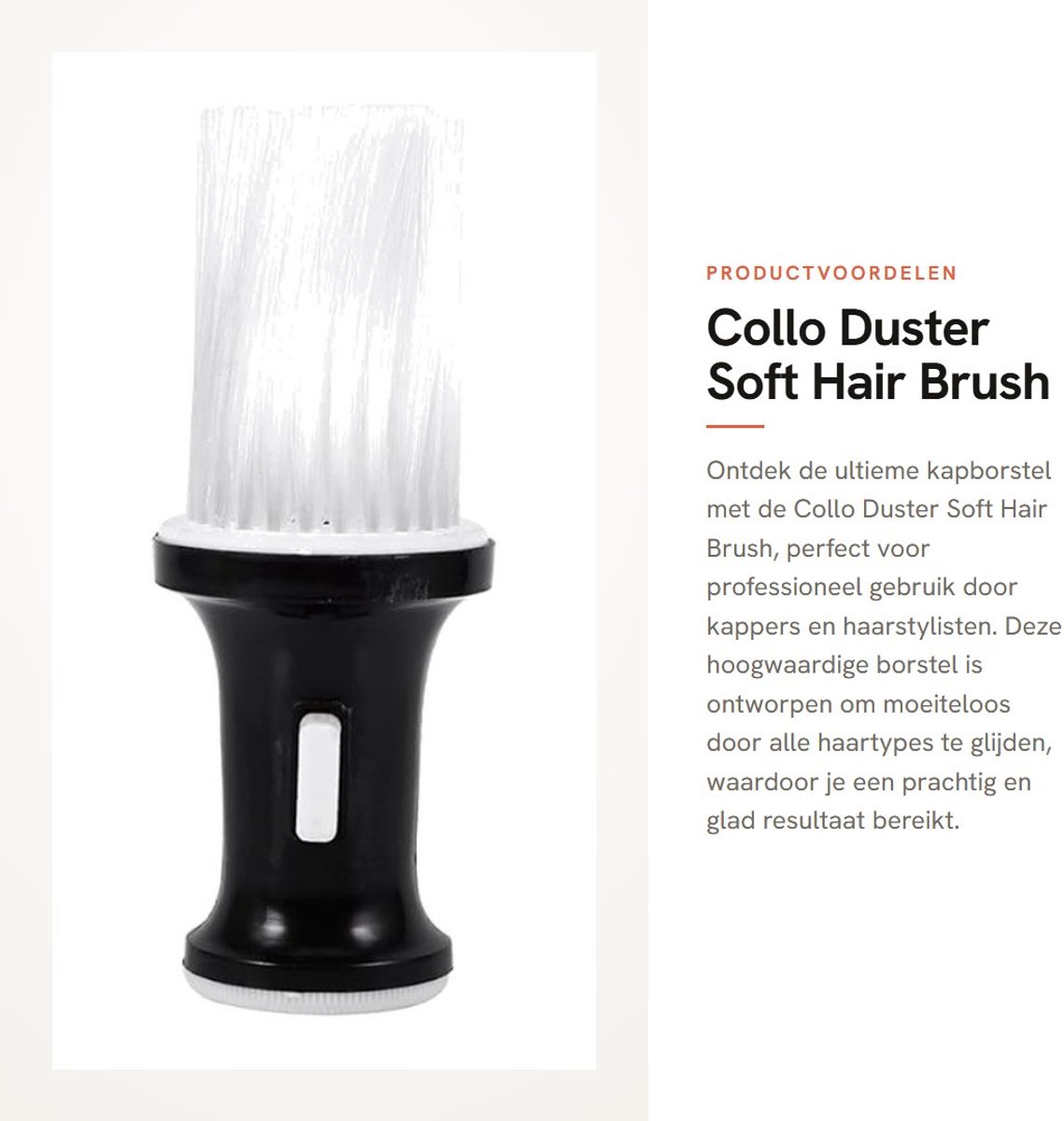 Dailygoods- Kapborstel Professioneel Gebruik - Haarborstel Antiklit - Haarborstel Varkenshaar - Schoonheidsapparatuur - Milieuvriendelijk Materiaal - Perfecte After-Sales Service