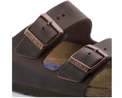 Birkenstock Arizona Slippers Habana Regular-fit | Bruin | Nubuck | Maat 43 | 452761