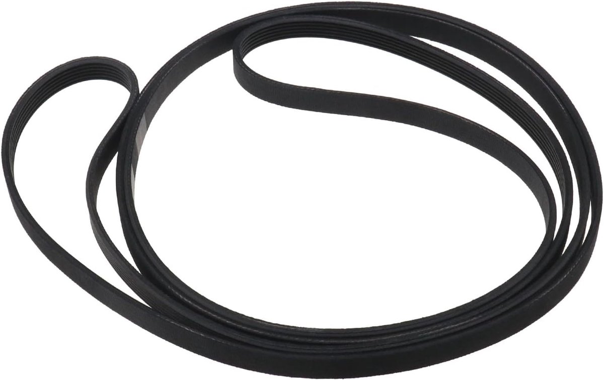 SnelShoppen - 6PHE1991 Rubber Aandrijfriem Geschikt voor Indesit & Hotpoint Wasdrogers, 9.5mm Breed, 1990mm Omtrek, Sluitlus, Vervangingsonderdeel