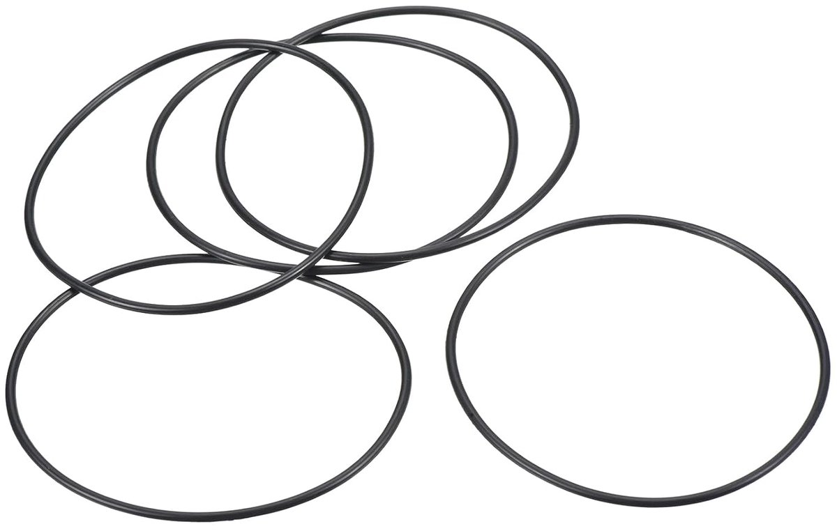 SnelShoppen - Nitrile Rubber O-Ring 70mm OD 66mm ID 2mm Breed, 5 Stuks Metriële Afsluitringen voor Hydraulische Kraan, Auto, Bouw, Reparatie, Zwart