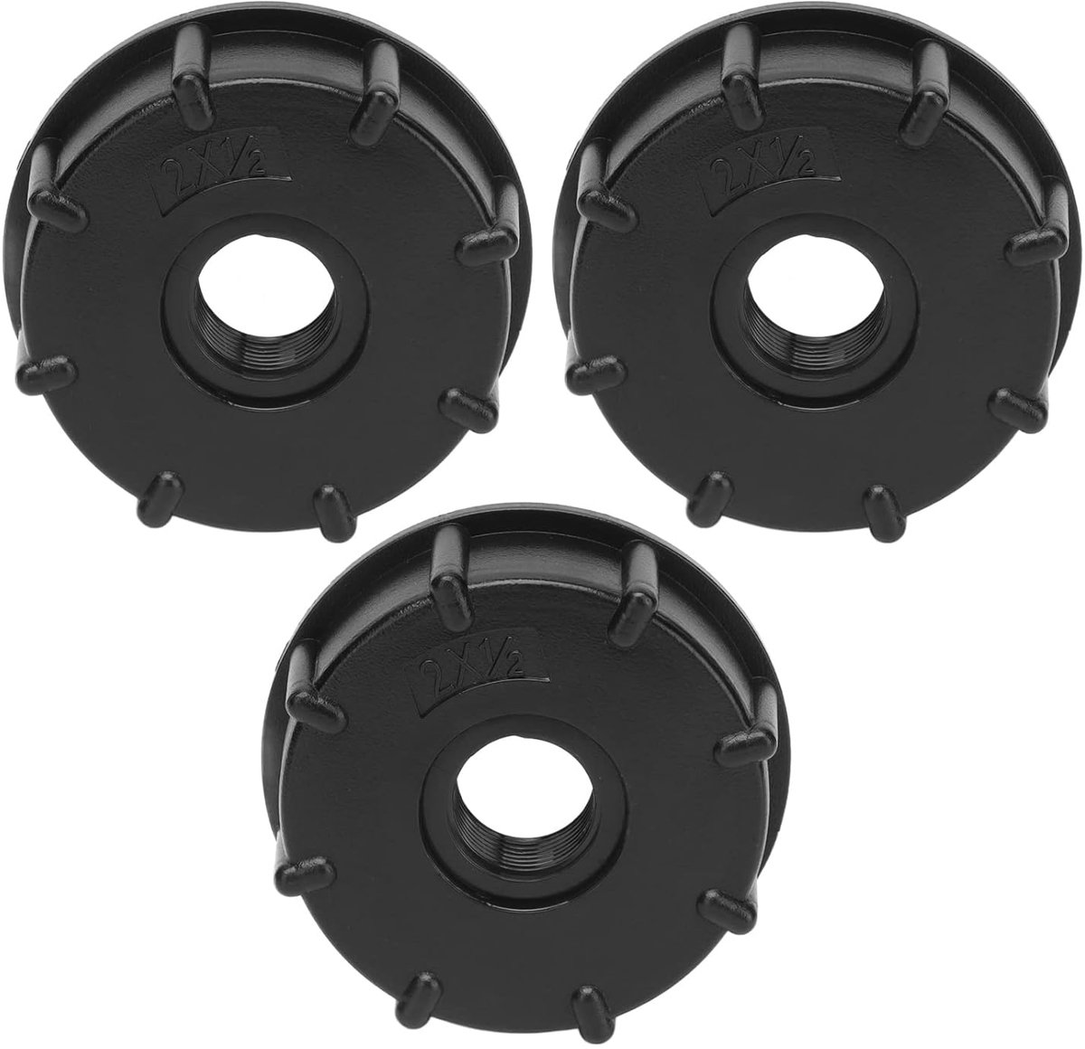 IBC tank connector - 3 stuks - ABS plastic - lekvrije aansluiting voor tuinpomp - ShopVlot
