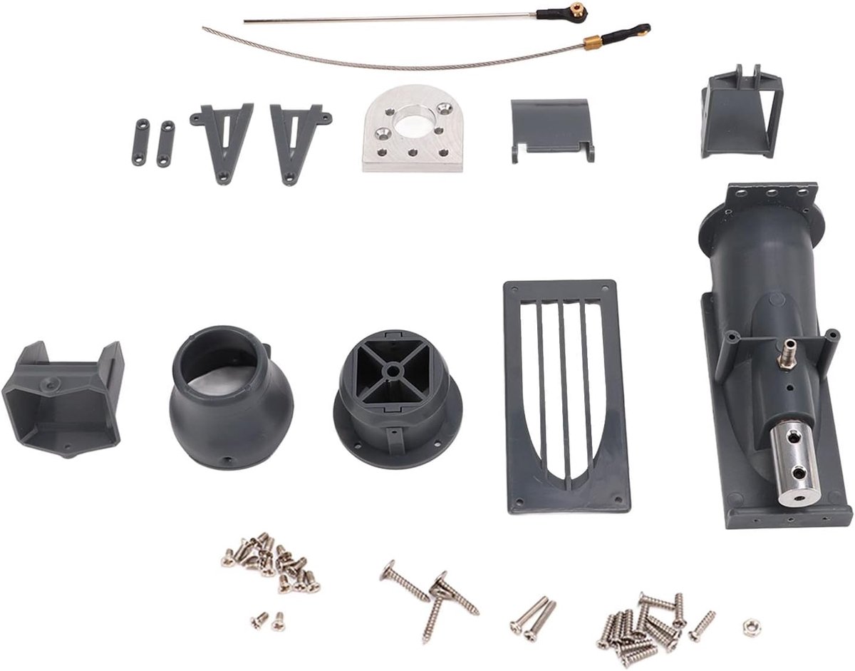 SnelShoppen - RC Boot Thruster met Hoge Snelheid Lagers, Water Thruster met Antislip Moer voor Jet Drive Boot - Duurzaam en Sterk Materiaal