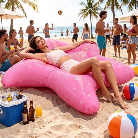 Zwembad Lounger - Drijvend Bed - Ontspannen op Water - Speels Zeester Ontwerp - 145x135cm - Niet gespecificeerd — afbeelding 3