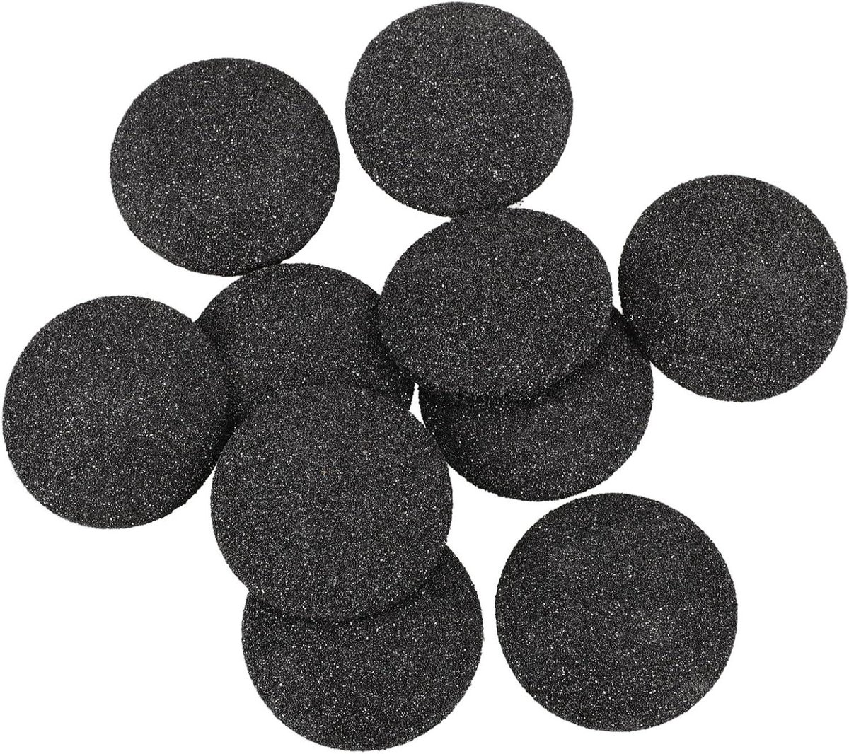 Vervangende Schuurschijven - Voetvijl Navullingen - Voetverzorging Thuis - Grove Materiaal - 4 cm - Zwart