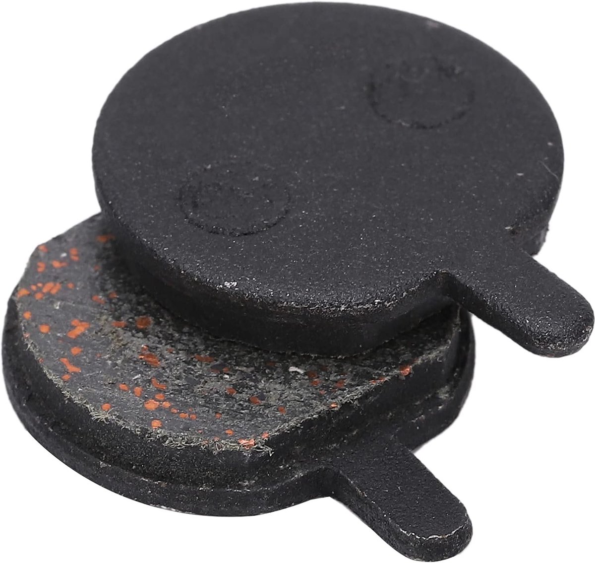 SnelShoppen - Fietsklauzen, 2 stuks Disc Remblokken, Half-Metaal en Hars, Ronde Remblokken voor Mountainbike JAK-5, Hoge Remkracht, Voor Nat en Droog