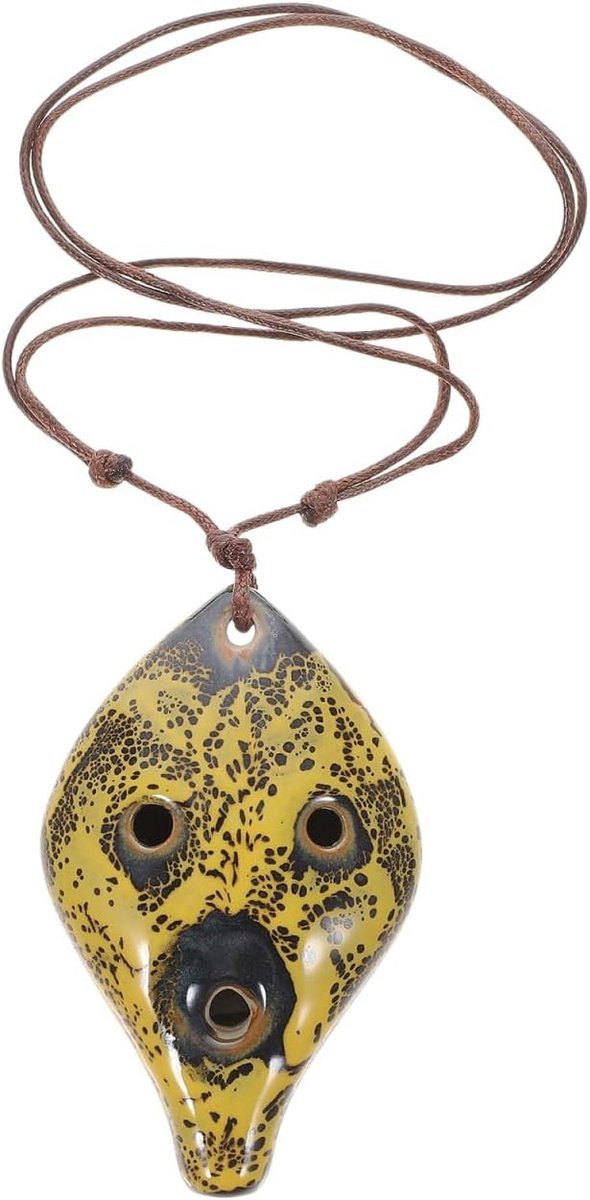Exquisite 6-gats Ocarina voor Beginners - Handgemaakt Blazinstrument met Prachtige Klank en Eenvoudig Spelplezier