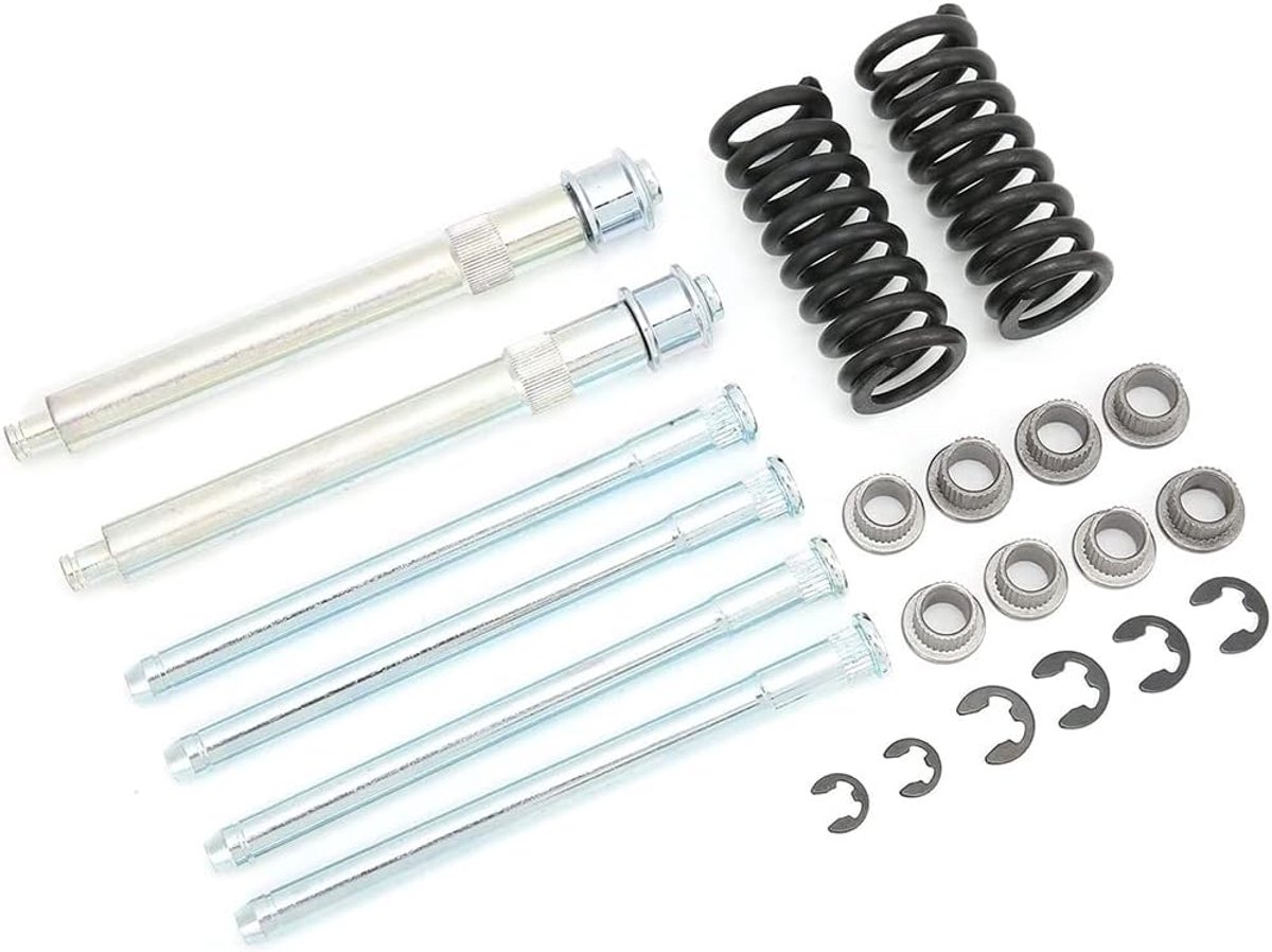 SnelShoppen - Deur Scharnier Pen Set, Auto Scharnier Pen, Reparatieset met Veer Vervanging, Geschikt voor Chevrolet C1500 Truck 1988-1999, Roestvrij S