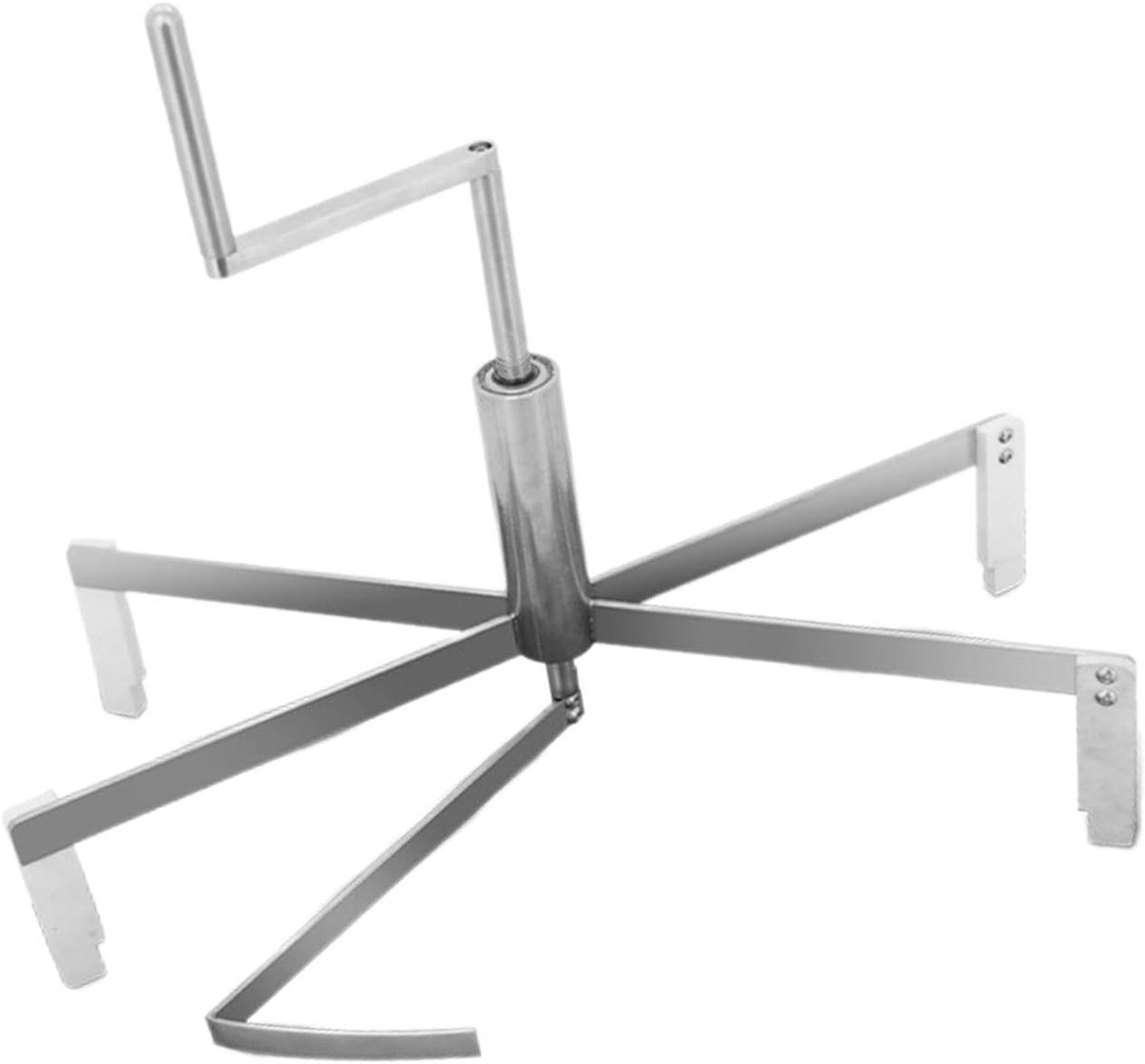 Crêpe-maker - Pannenkoeken gereedschap - Ontbijt maken - Ergonomische handgreep - 1665 Grams - Zilver