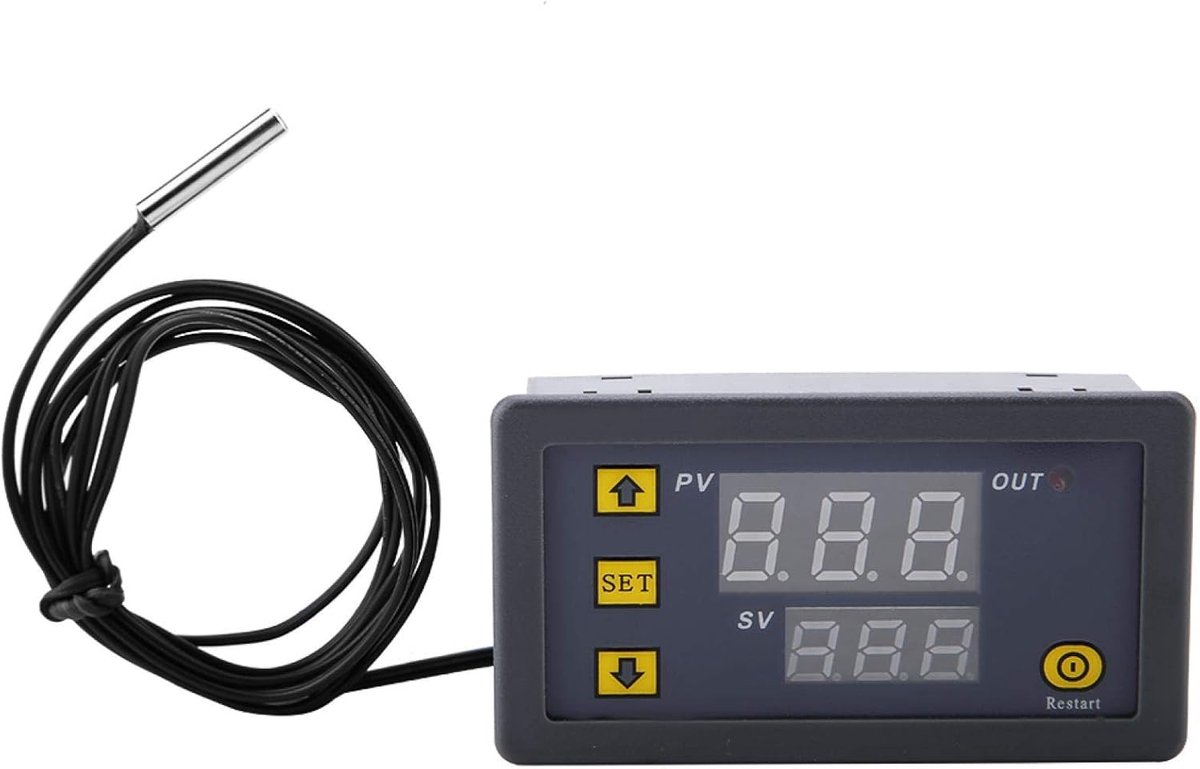 SnelShoppen - Digitale Thermostaat W3230 DC 12V 24V 220V LED Temperatuurcontroller Schakelaar Sensor Meter voor Koeling en Verwarming