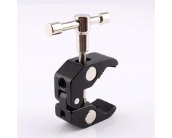 SnelShoppen - Yunir Magische Krab Tangen Klem, Antislip Arm Klem Multifunctionele Arm Krab Klem Tangen Klem Beugel Met 1/4" en 3/8" Schroeven, Voor DS