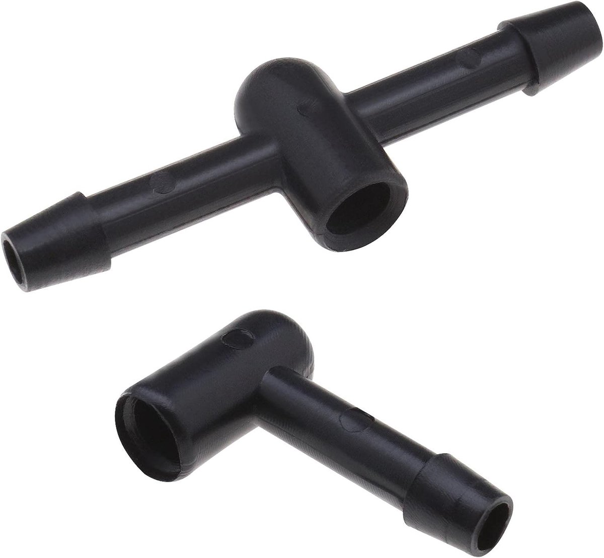 SnelShoppen - 2 Stuks Ruiter Water Jet Nozzle Slang Kit Connector Zwart Kunststof 6680333 1300699 Geschikt voor Focus MK2 MK3 Galaxy MK3