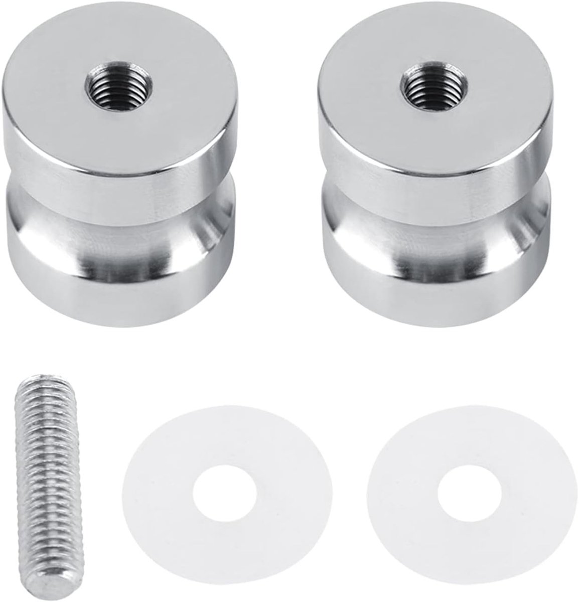 SnelShoppen - Deurknoppen RVS Douche Glasdeur Handgreep Trekknop voor Badkamer Deurslot Hardware - Stevig en Duurzaam - Voor Deurdikte 12-18mm