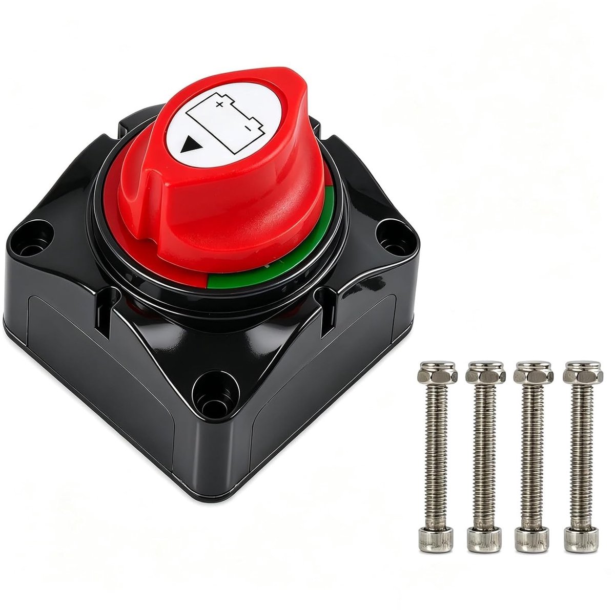Hoofdschakelaar ON-OFF voor voertuigen, jacht en boot, 12V tot 48V, 200A voor optimale batterijduur en veiligheid