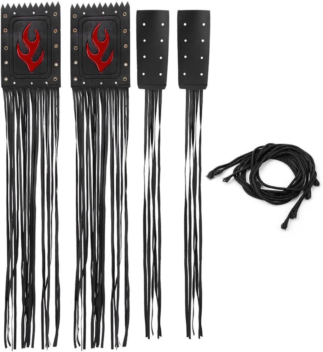 SnelShoppen - KSTE Handgrepen Bedekking - 2 Stuks Motorfiets Handvat Franje Grip Cover, Universele Elastische Beschermhoes voor Mountainbike, Vouwfiet