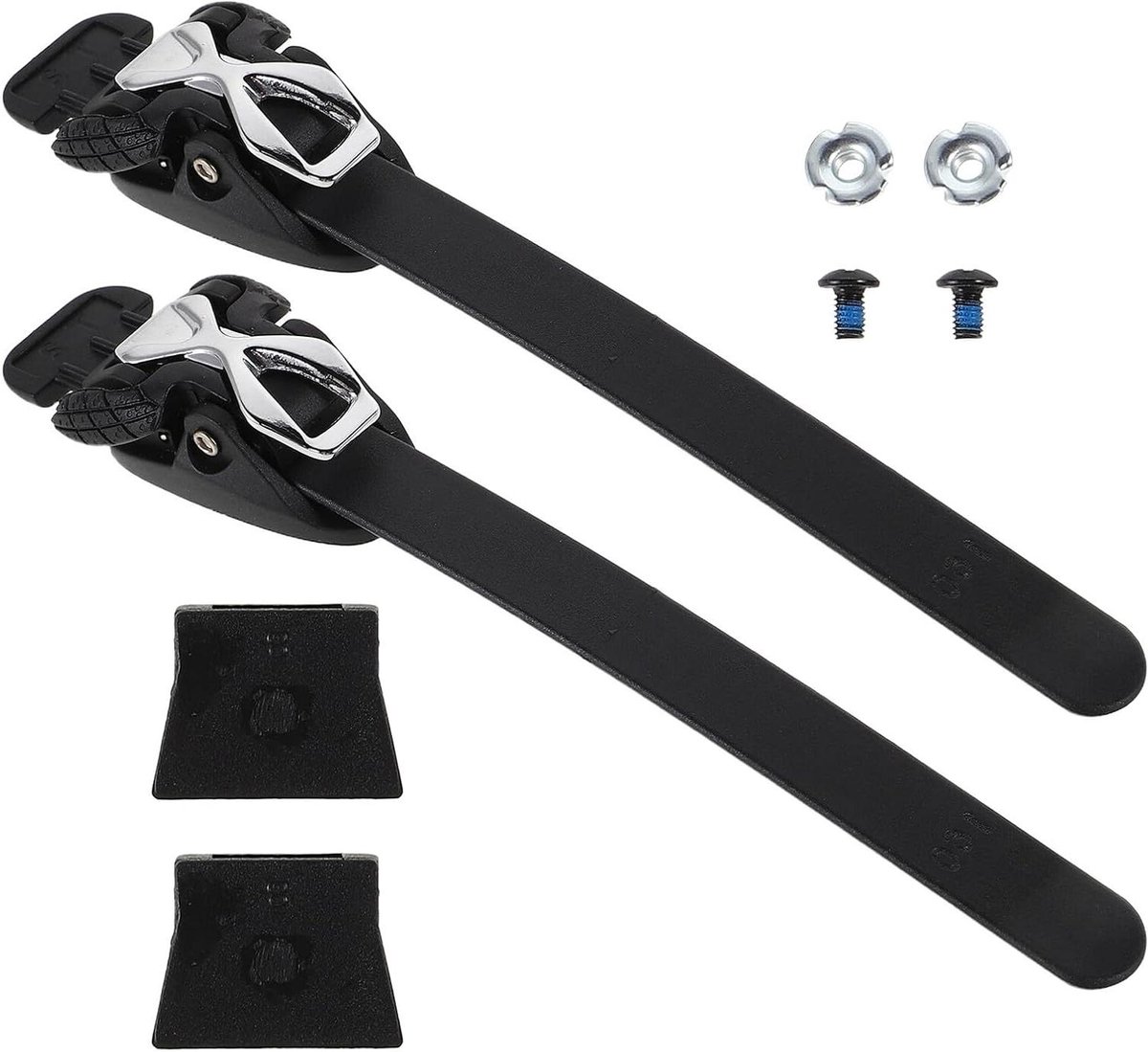 Verstelbare Skate Straps - Schoenriemen Rolschaatsen - Schoenen Bevestigen - Microafstelling Gespen - 17.40X2.30X0.30CM - Multi