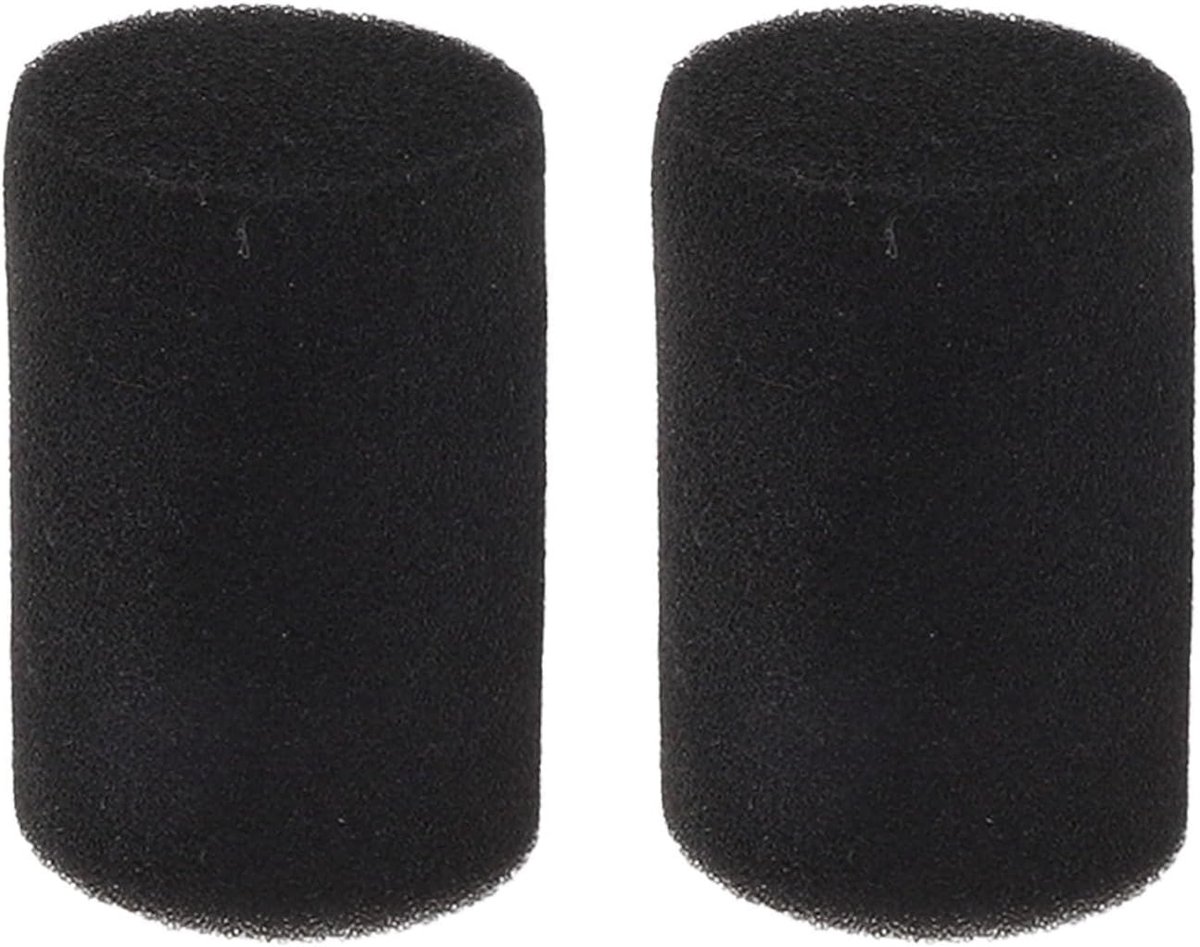 SnelShoppen - 2PCS Foam Speaker Port Stoppers, Open Cell Schuim Geluidsbuis Stopper Voor Dichte Wand Plaatsing (44x65mm)