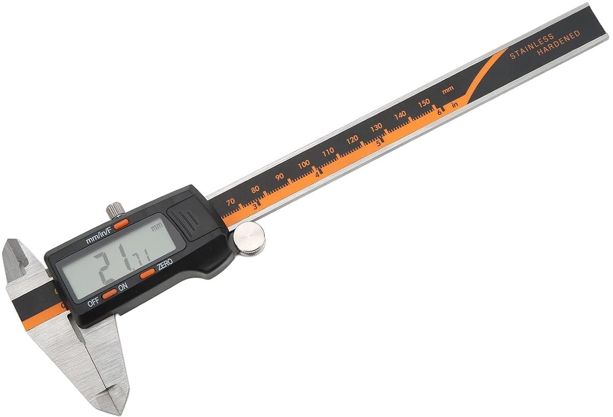 SnelShoppen - Digitale Schuifmaat, Elektronisch Meetinstrument, Hoge Precisie Meting, LCD Display, 0-150mm voor Mechanische Engineering en Hobbygebrui