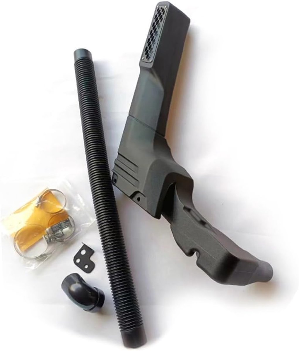 SnelShoppen - Car Snorkel Kit voor Jimny JB74/JB64 2018+, Off-Road Luchtinlaat, G13B Motor, Hoogwaardige ABS Kunststof, Zwart, Duurzaam en Impactbeste