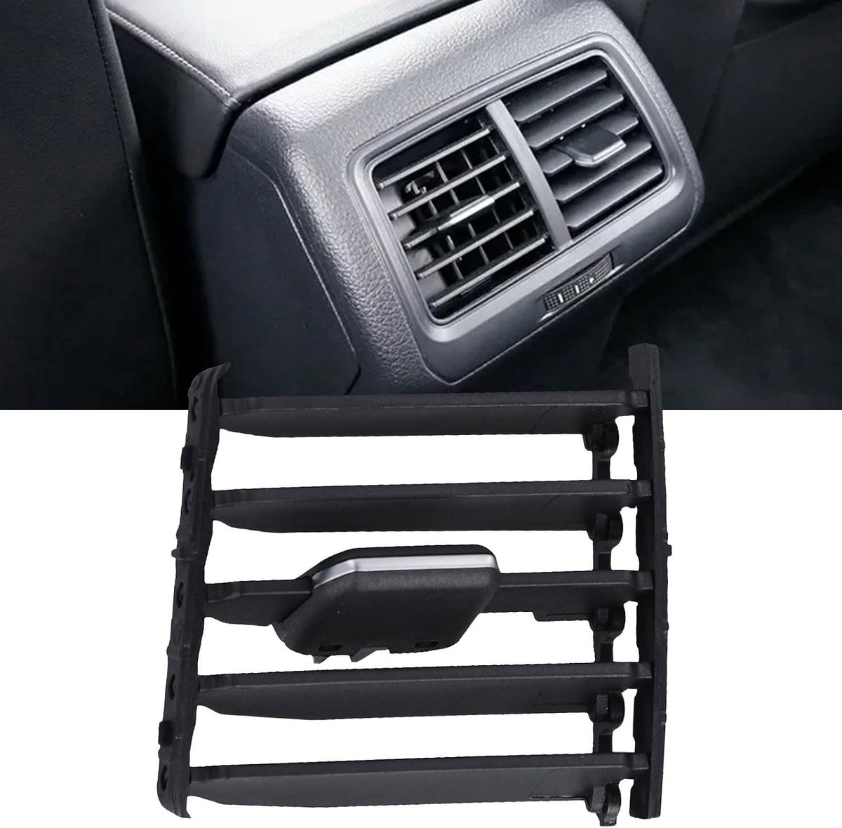 SnelShoppen - Armsteun Center AC Luchtrooster Grill Clip Trim voor Golf 7 - OEM Onderdeel 5GG819203,5G0819203 - Universele Geschiktheid - Stabiele Ken
