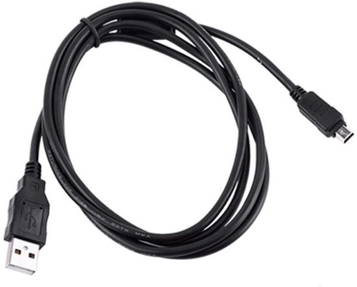 1.5m 12 Pin Data Kabel voor Digitale Camera - Snelle USB Verbinding, Hoge Kwaliteit en Duurzaam Gebruik