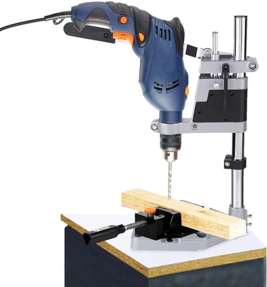 Verstelbare Boorstandaard voor Handboormachine, Geschikt voor 43/38mm, DIY Boorbeugel voor Precisiewerk en Stabiele Bevestiging