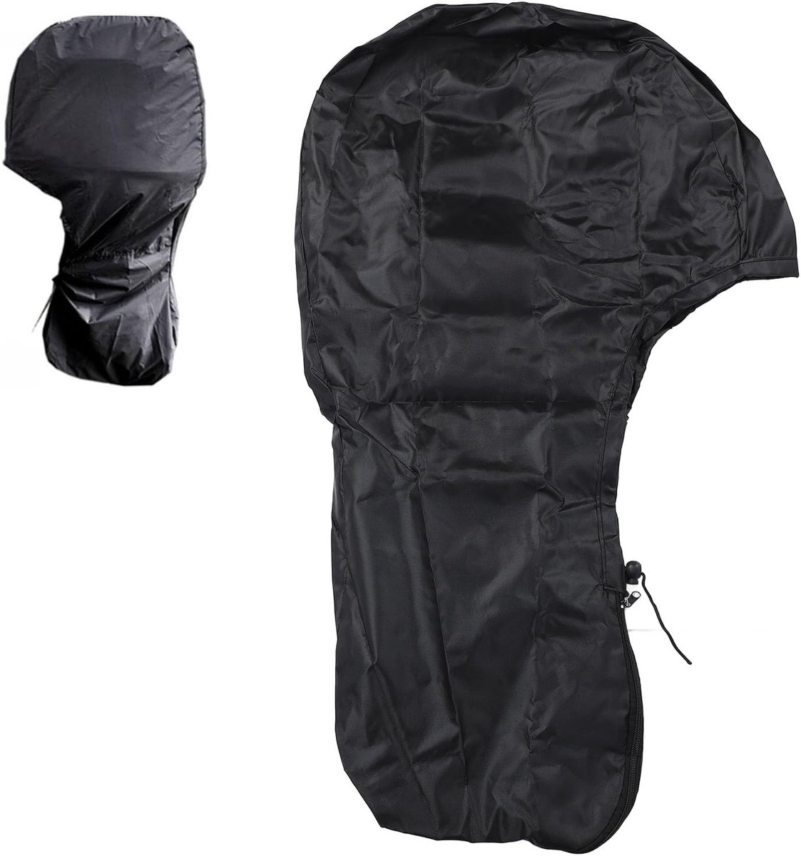 SnelShoppen - Outboard Bonnet, Robuuste Waterdichte Motorkap, Dikke Polyester Stof, Winddichte Outboard Bonnet met Opbergtas (15-20PK)