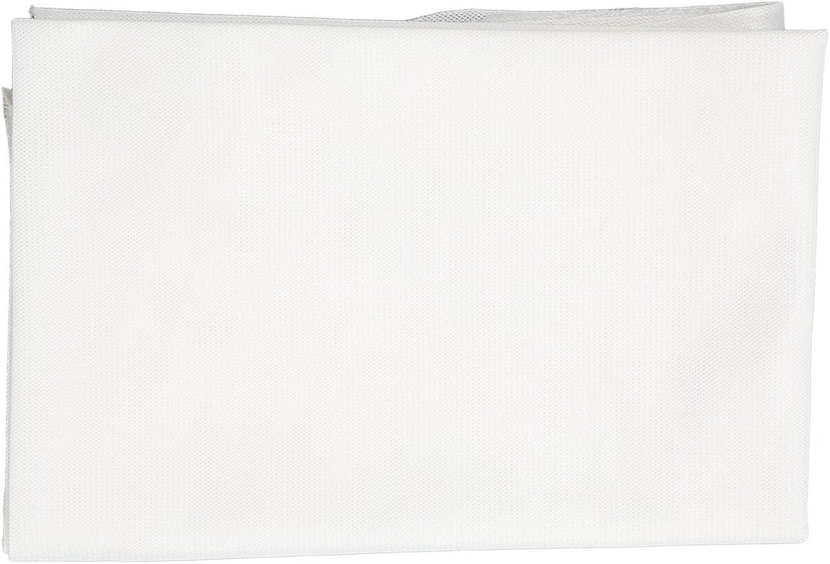 SnelShoppen - Speaker Mesh Cloth 140 x 91cm, Waterdichte en Stofdichte Beschermdoek voor Stereo Audio Speakers, Wit, Ideaal voor Thuisgebruik en Feest